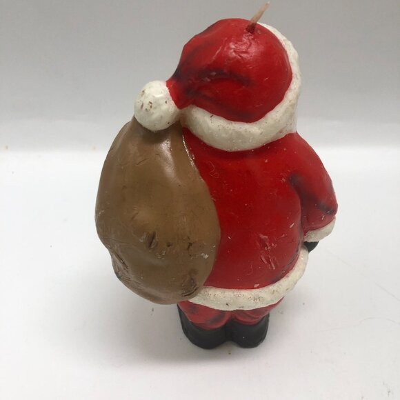 Vintage Santa Clause Candle  6.5" Tall Christmas holiday - Picture 3 of 6